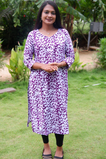 Batik Aura Cotton Kurti