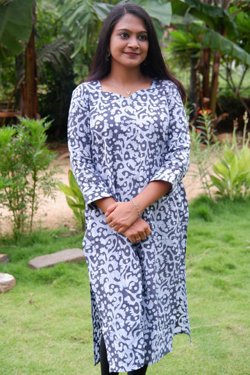 Batik Aura Cotton Kurti