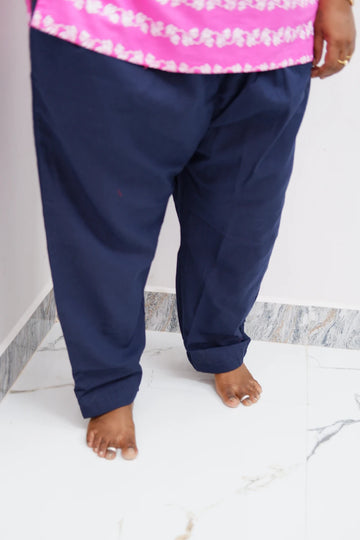 Solid Cotton Straight Pant – Easy & Relaxed Fit