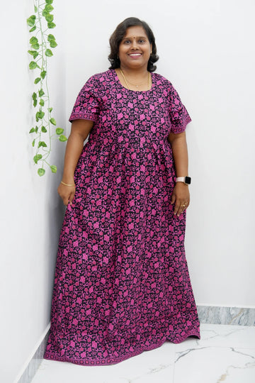 Comfort Fit Maternity Nighty – Side Zip Design