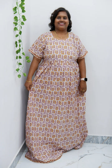 Comfort Fit Maternity Nighty – Side Zip Design