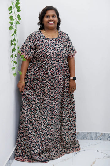 Comfort Fit Maternity Nighty – Side Zip Design