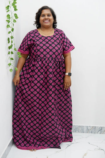 Comfort Fit Maternity Nighty – Side Zip Design