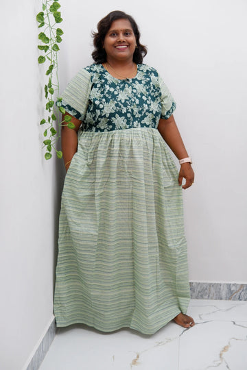 Frock Style Cotton Nighty – Soft & Flowing Fit