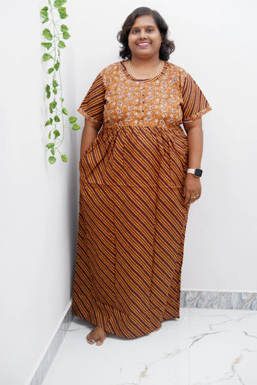 Lightweight Frock Style Cotton Nighty