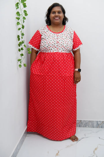 Lightweight Frock Style Cotton Nighty
