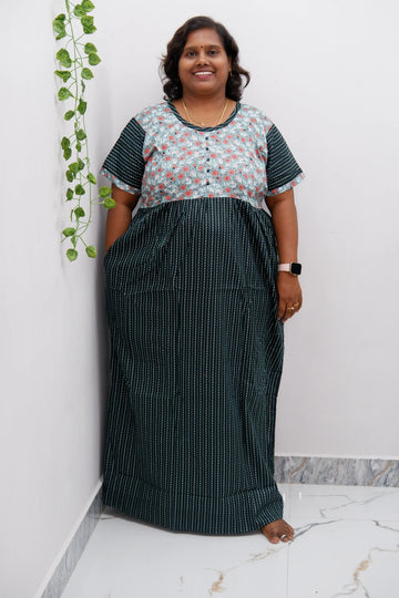 Lightweight Frock Style Cotton Nighty