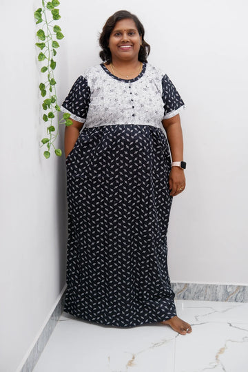 Lightweight Frock Style Cotton Nighty