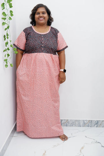 Lightweight Frock Style Cotton Nighty