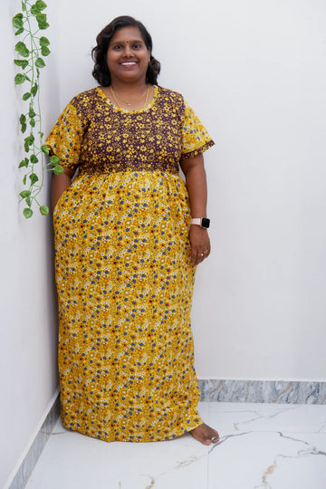 Lightweight Frock Style Cotton Nighty