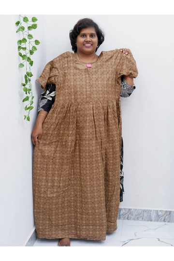 Frock Style Cotton Nighty – Soft & Flowing Fit