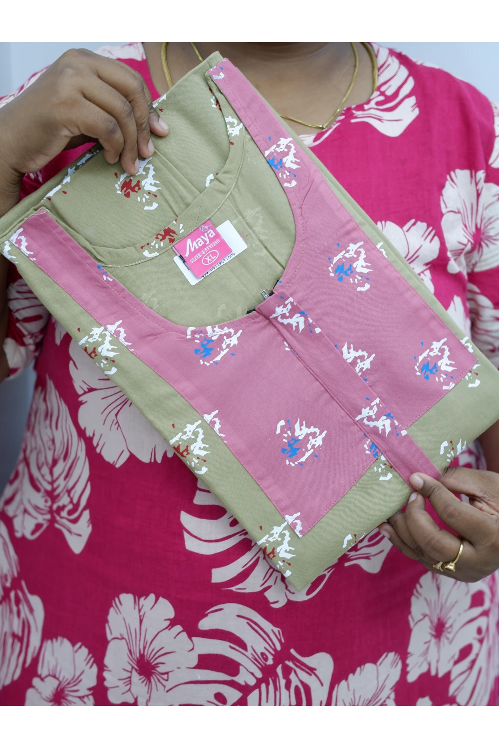 Extra Height Cotton Nighty for Women-Long Length Nighty