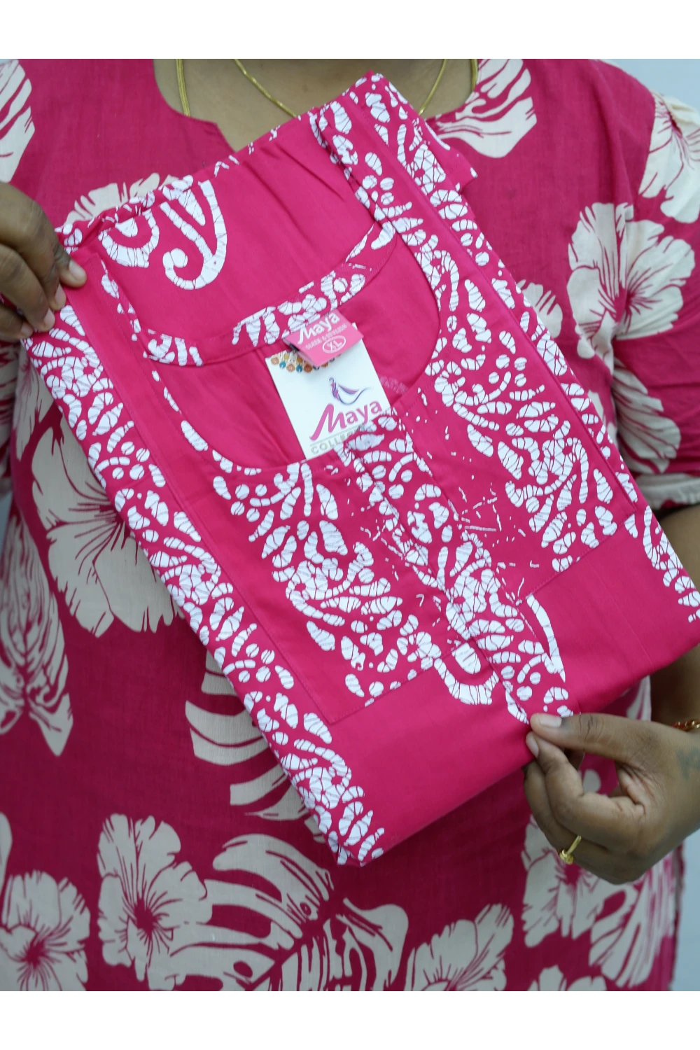 Extra Height Cotton Nighty for Women-Long Length Nighty