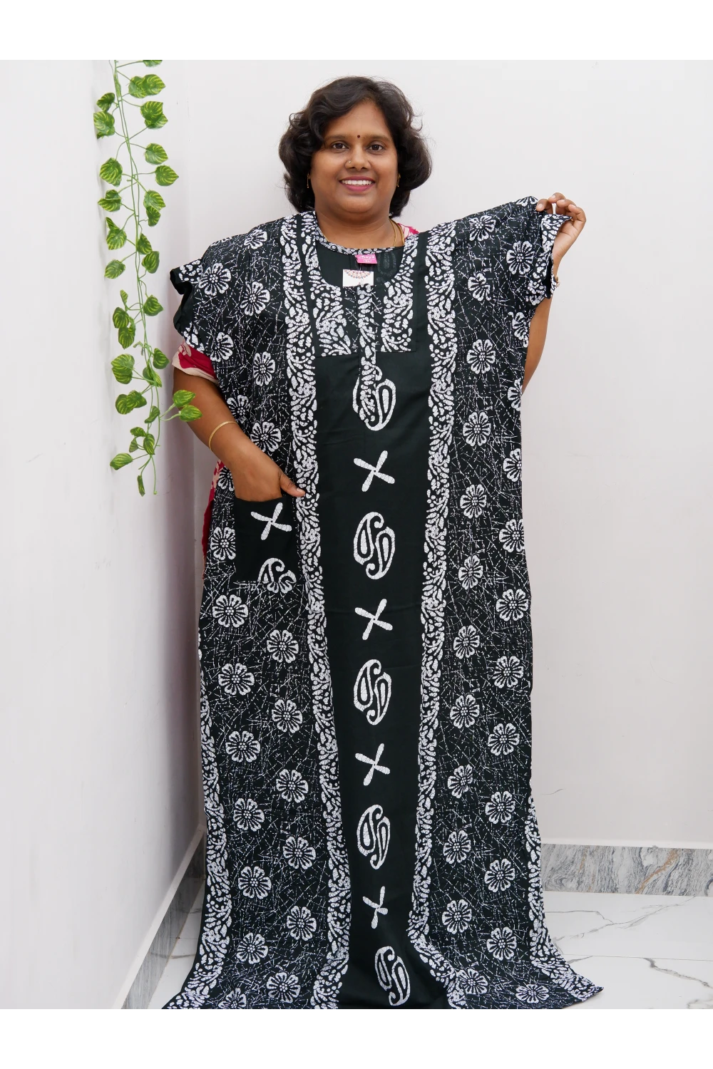 Extra Height Cotton Nighty for Women-Long Length Nighty