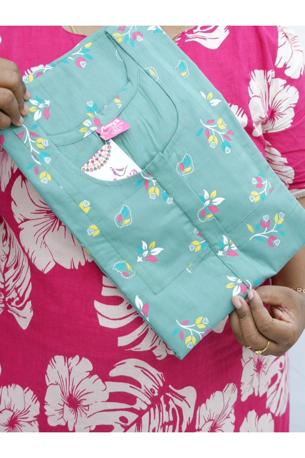Extra Height Cotton Nighty for Women-Long Length Nighty