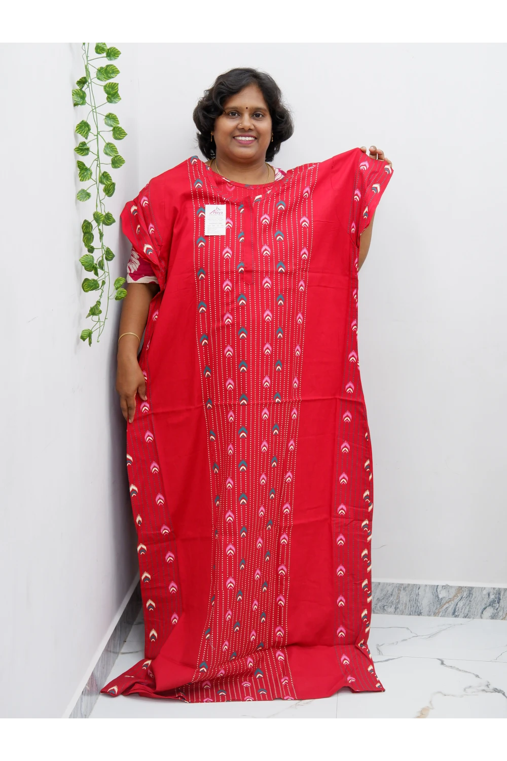Extra Height Cotton Nighty for Women-Long Length Nighty