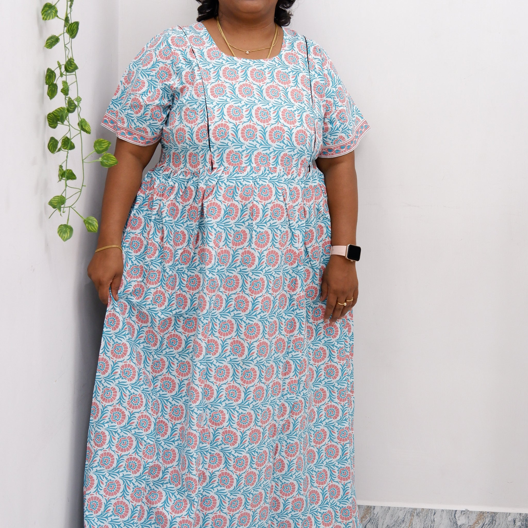 Maternity Nighty with Side Zip