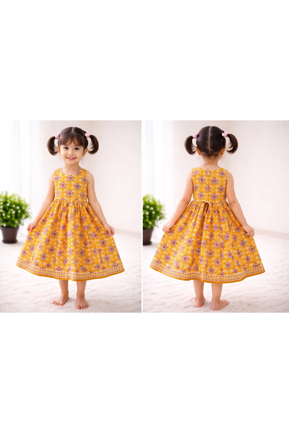 Premium Kids Cotton Frocks – Everyday Comfort