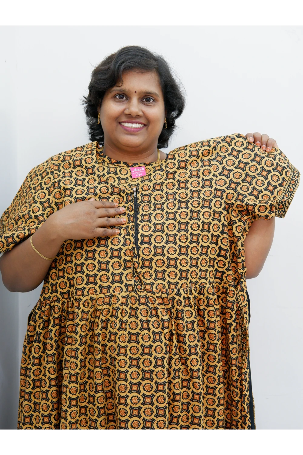 Frock Style Cotton Nighty – Soft & Flowing Fit