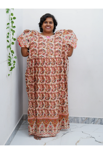 Frock Style Cotton Nighty – Soft & Flowing Fit