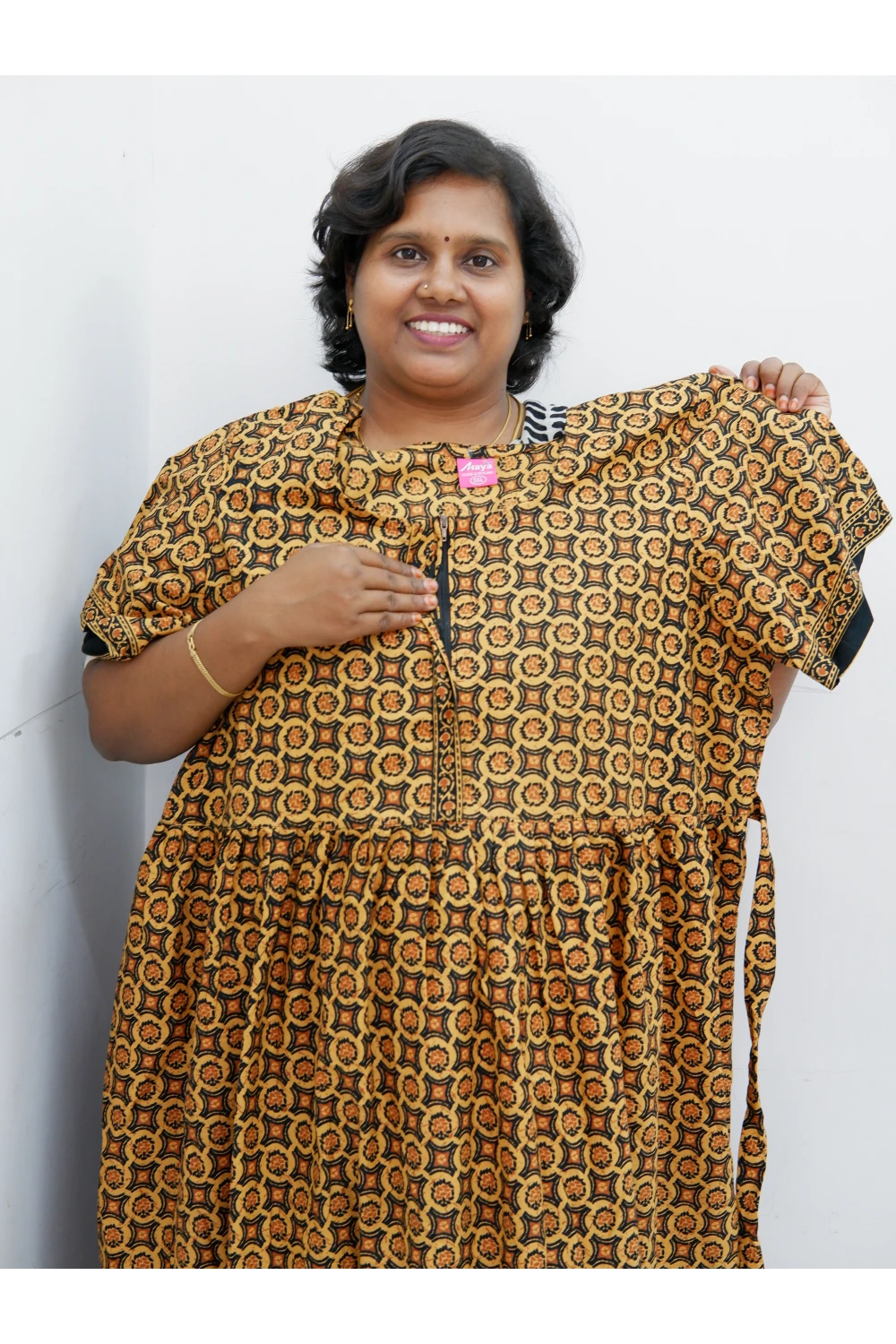 Frock Style Cotton Nighty – Soft & Flowing Fit