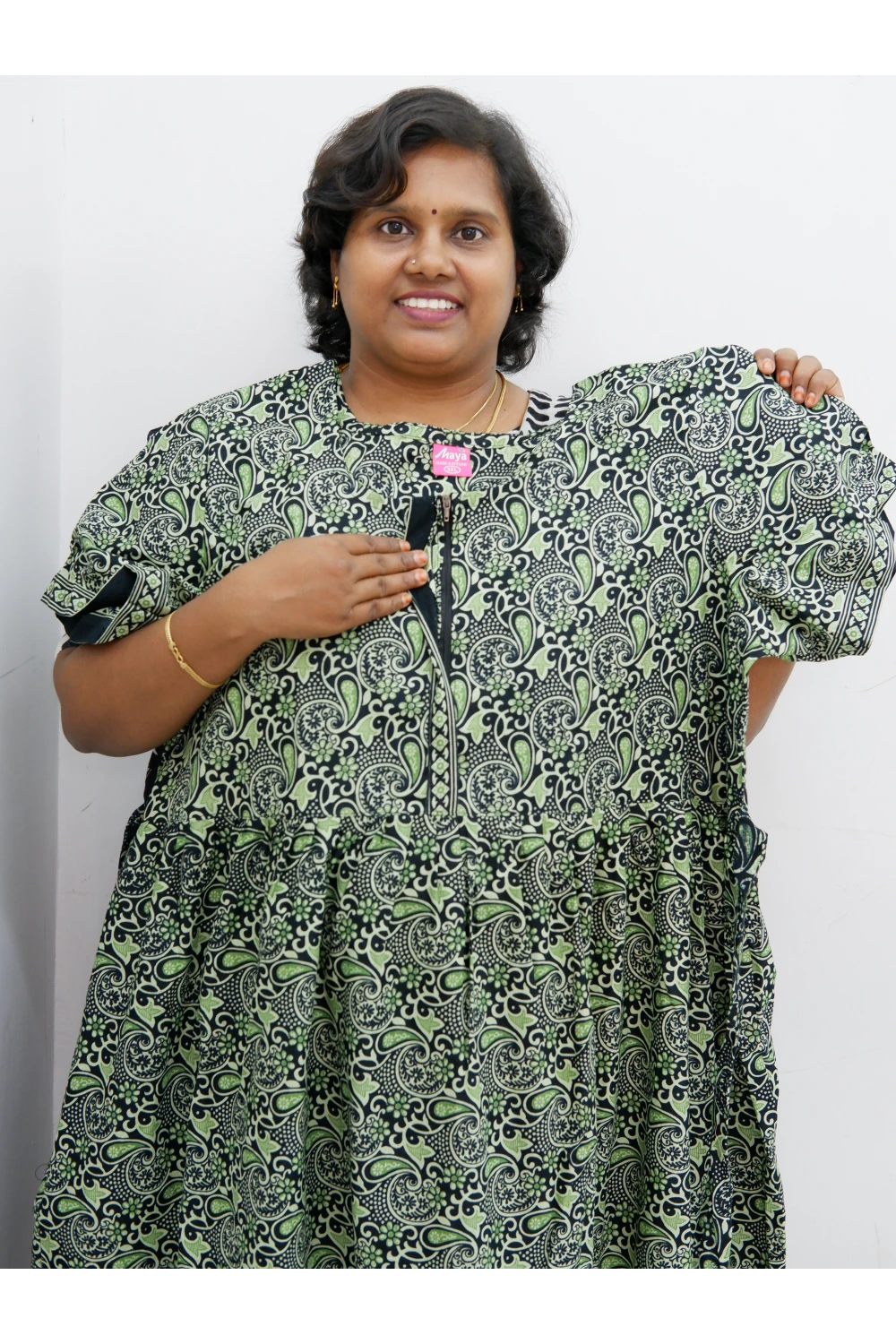 Frock Style Cotton Nighty – Soft & Flowing Fit