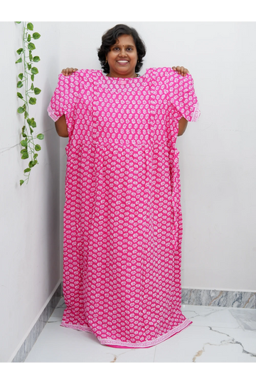 Comfort Fit Maternity Nighty – Side Zip Design