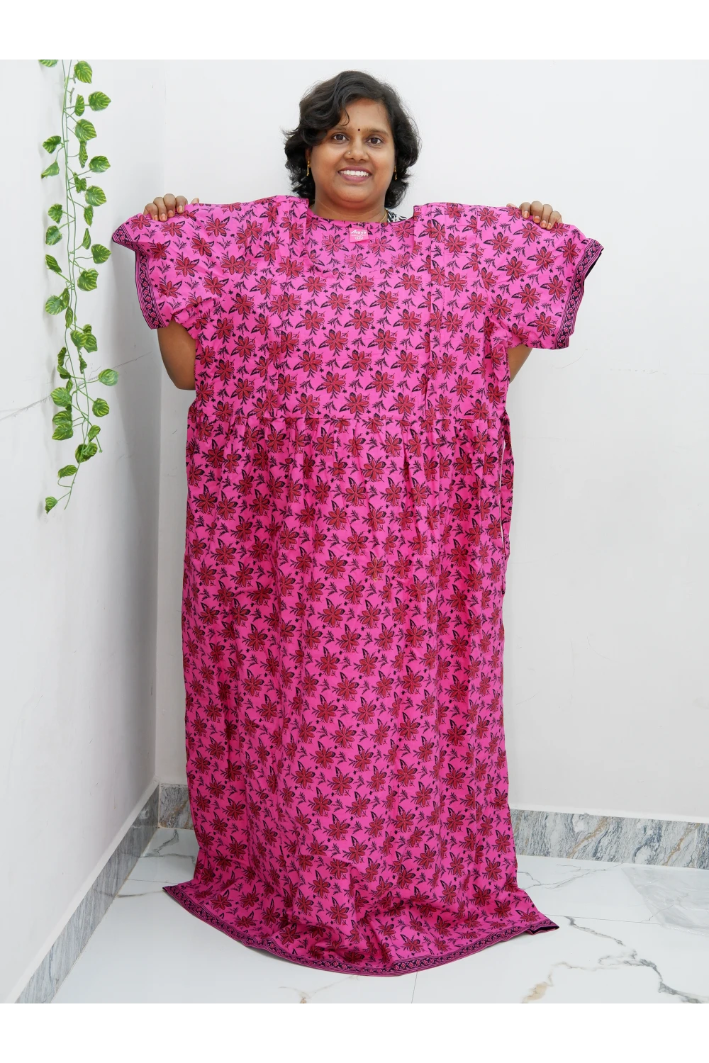 Comfort Fit Maternity Nighty – Side Zip Design