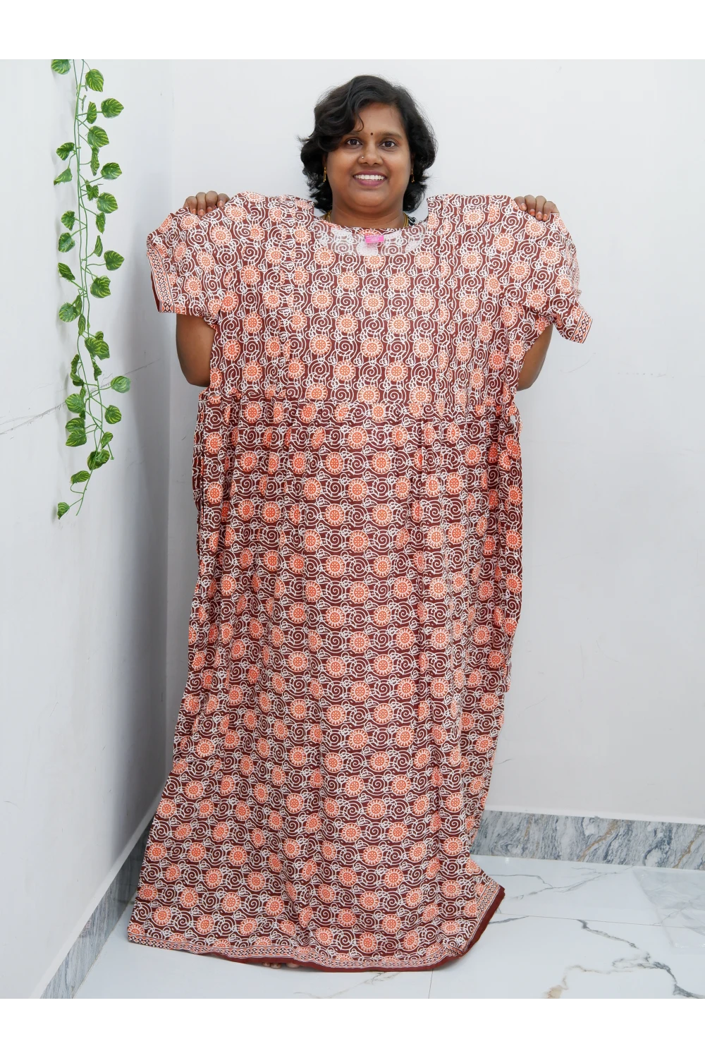 Comfort Fit Maternity Nighty – Side Zip Design