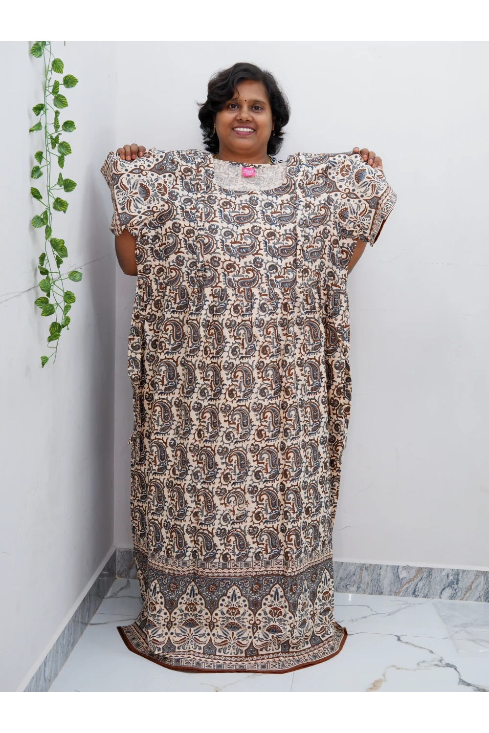 Comfort Fit Maternity Nighty – Side Zip Design