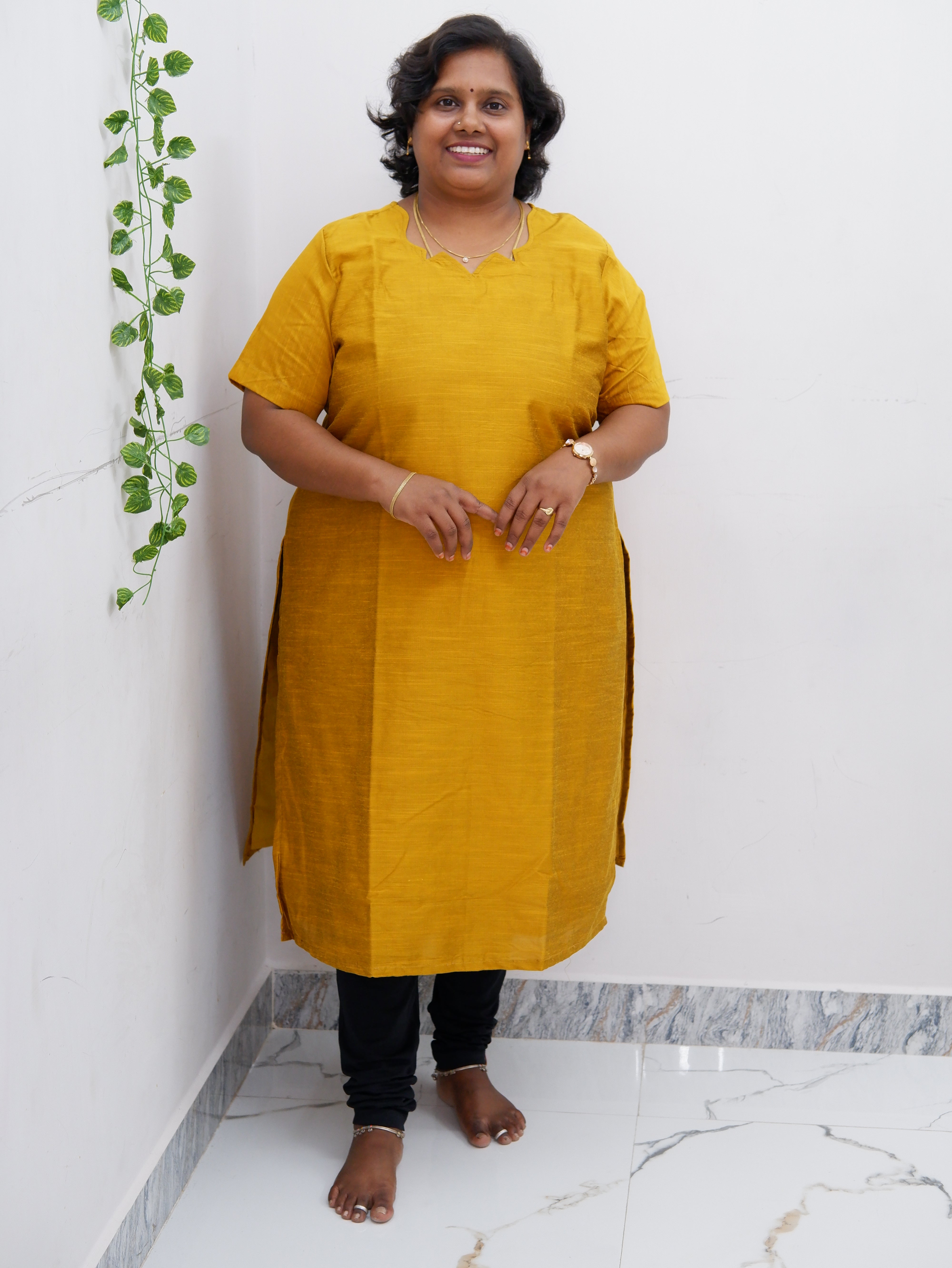 Plain Raw Silk Tops  – Casual & Festive Wear