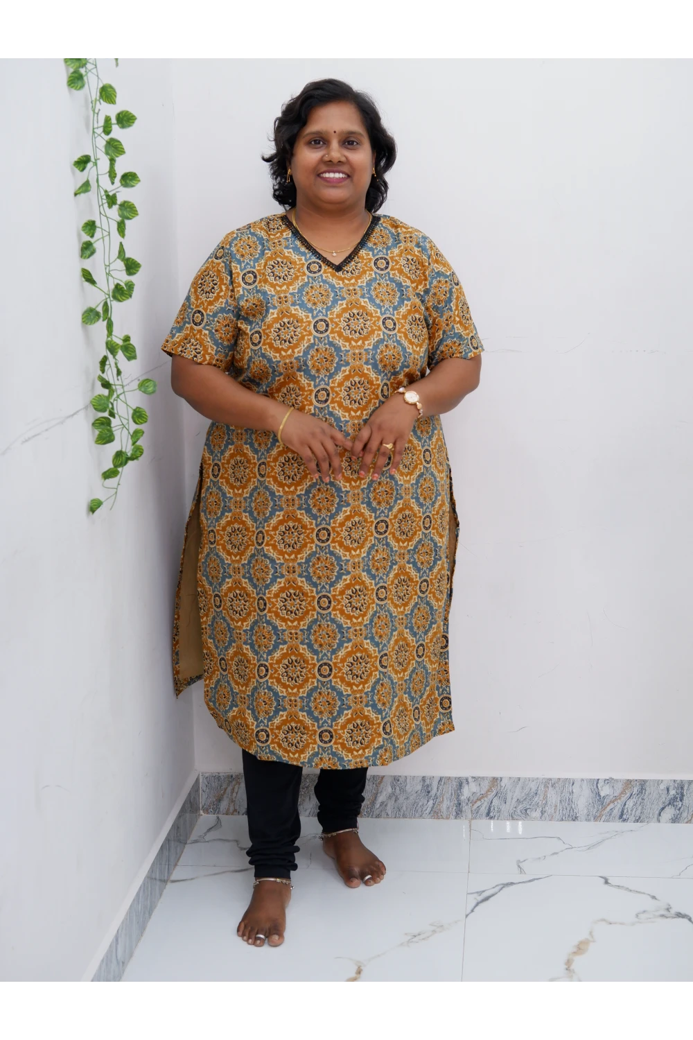 Casual Cotton Straight Kurti