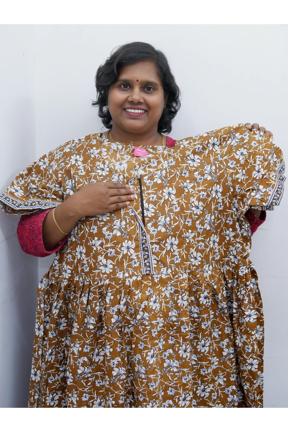 Frock Style Cotton Nighty – Soft & Flowing Fit