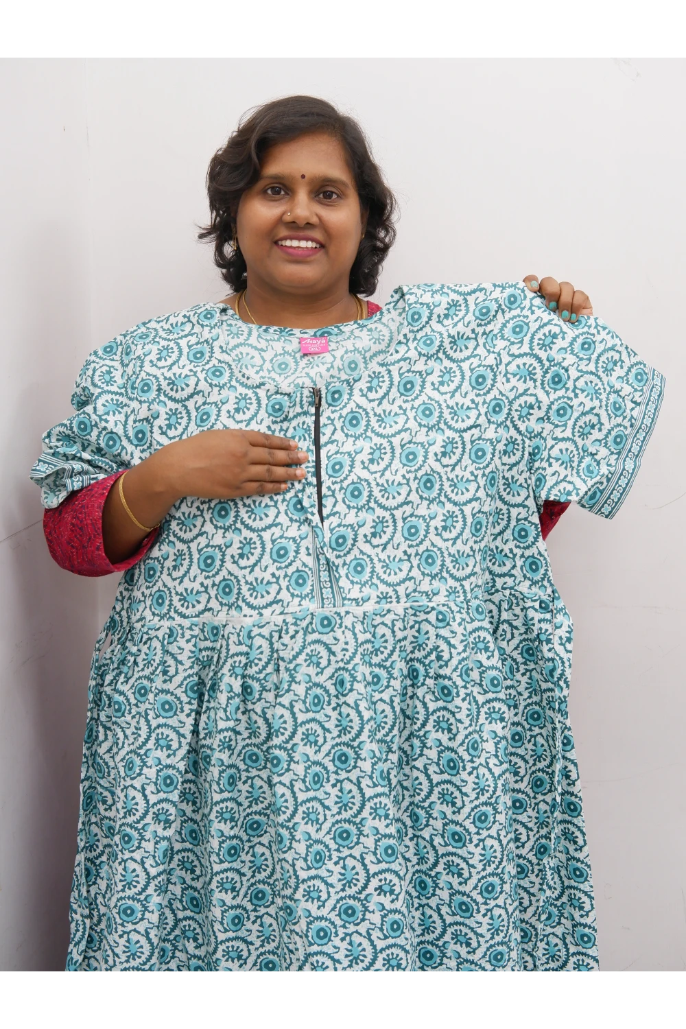 Frock Style Cotton Nighty – Soft & Flowing Fit