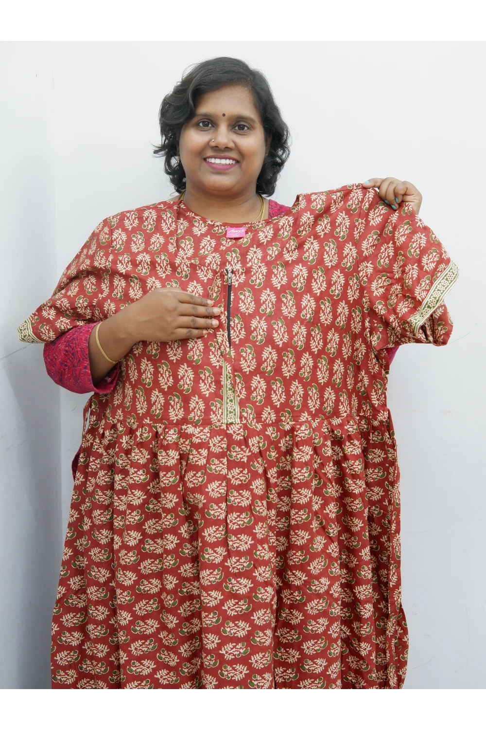 Frock Style Cotton Nighty – Soft & Flowing Fit