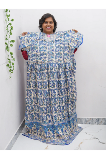 Frock Style Cotton Nighty – Soft & Flowing Fit