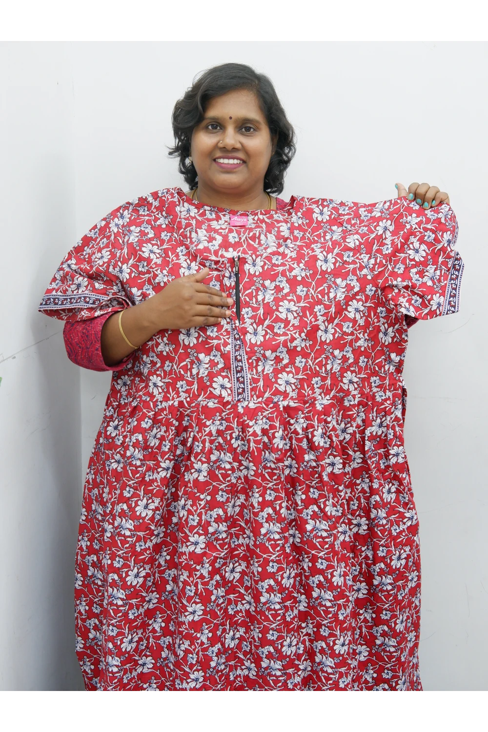 Frock Style Cotton Nighty – Soft & Flowing Fit