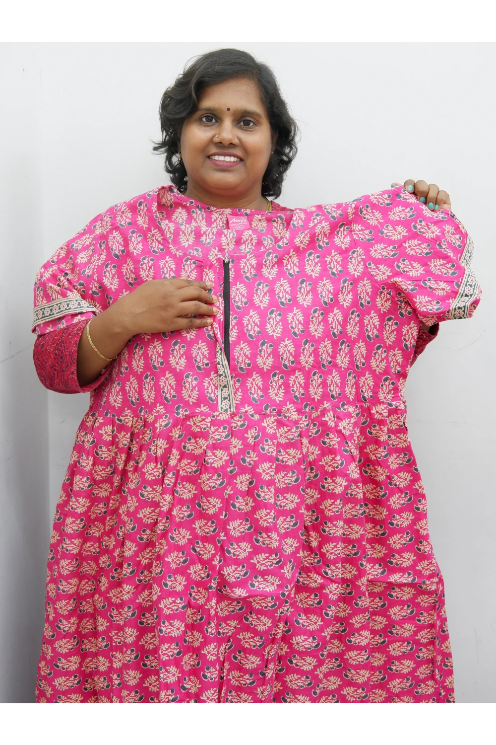 Frock Style Cotton Nighty – Soft & Flowing Fit