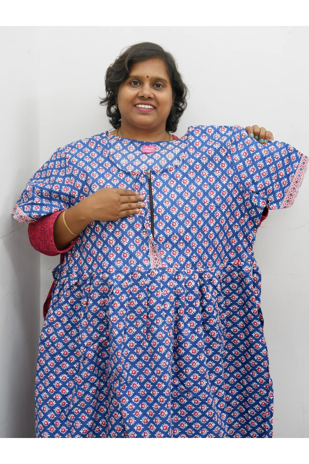 Frock Style Cotton Nighty – Soft & Flowing Fit