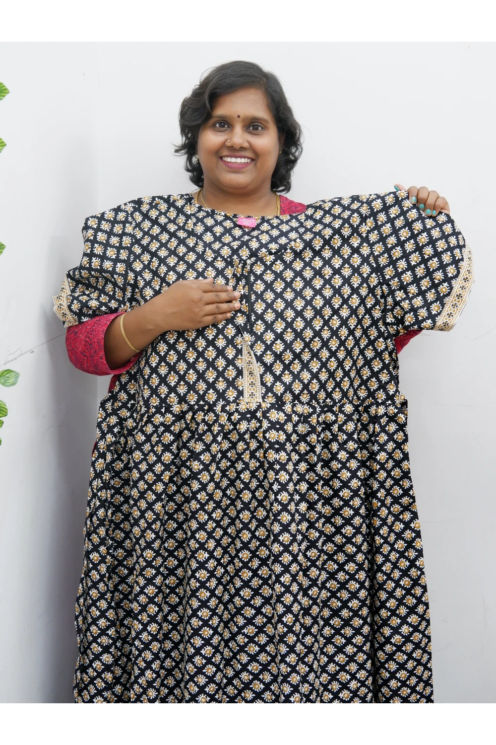 Frock Style Cotton Nighty – Soft & Flowing Fit