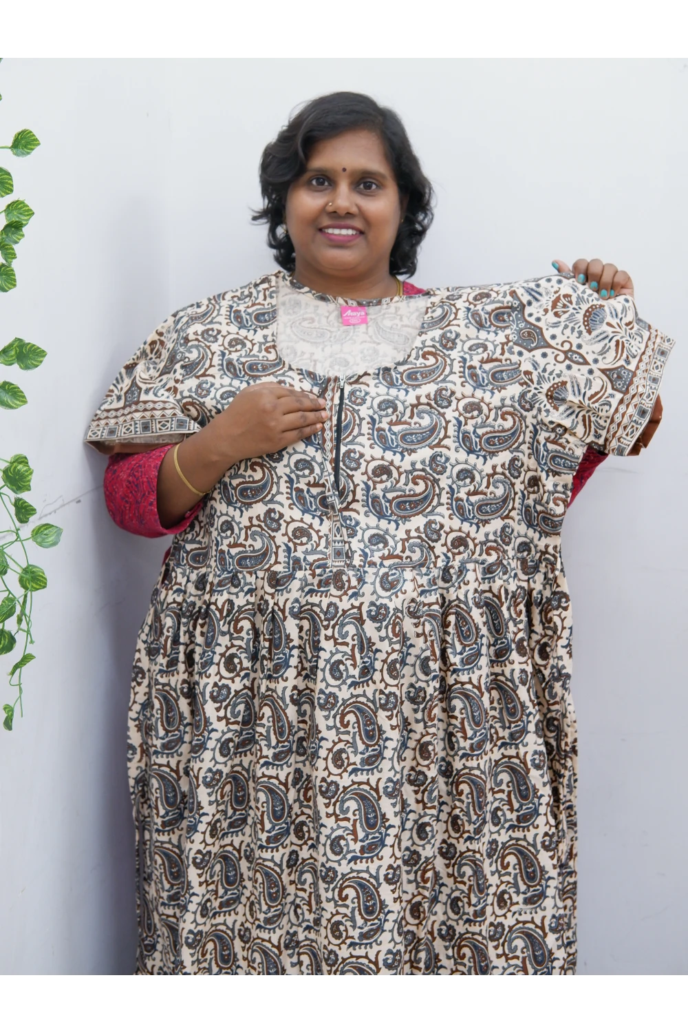 Frock Style Cotton Nighty – Soft & Flowing Fit