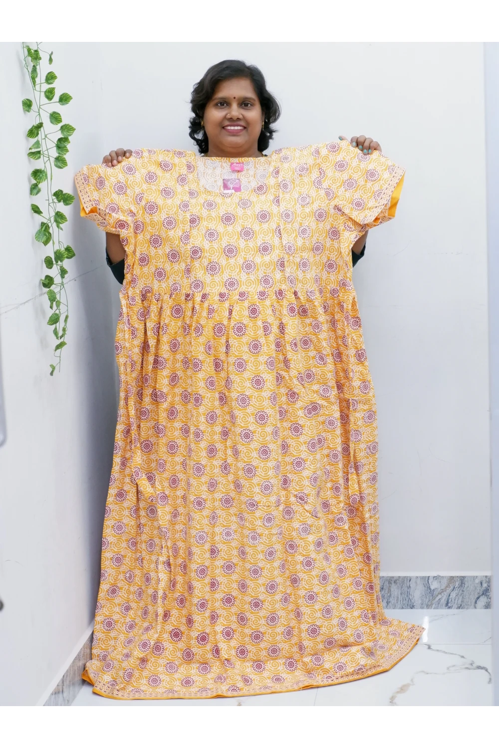 Comfort Fit Maternity Nighty – Side Zip Design