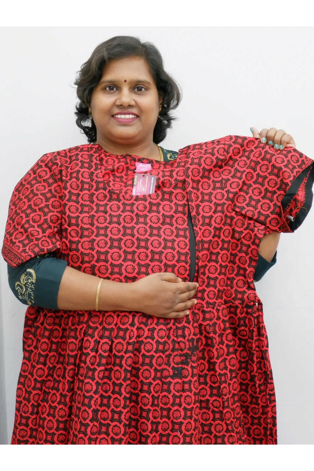 Comfort Fit Maternity Nighty – Side Zip Design