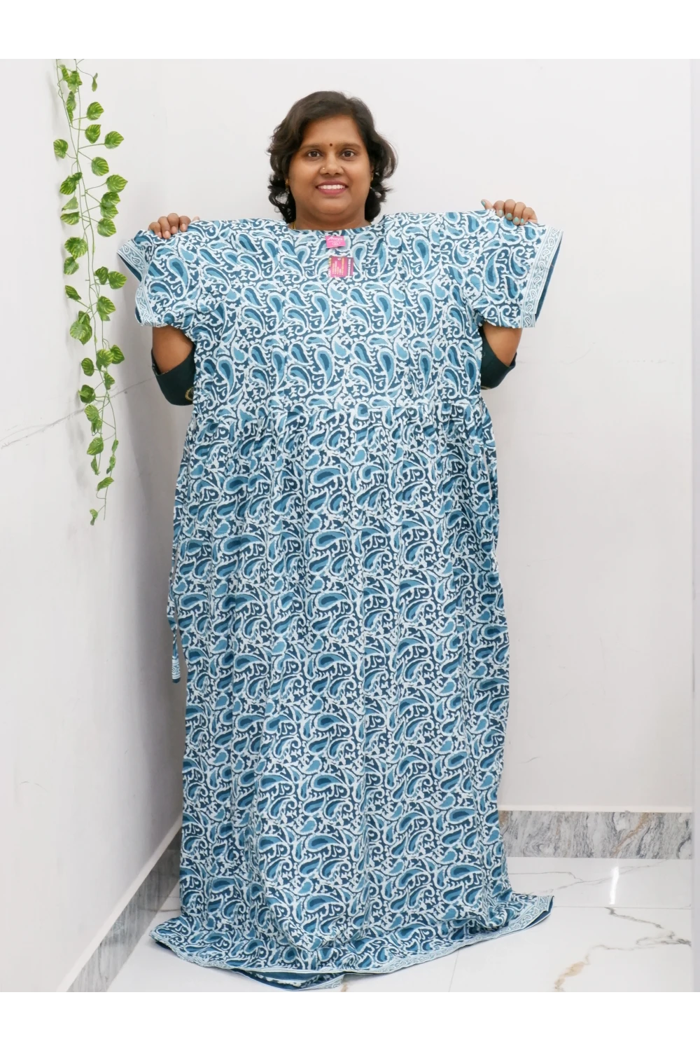 Comfort Fit Maternity Nighty – Side Zip Design