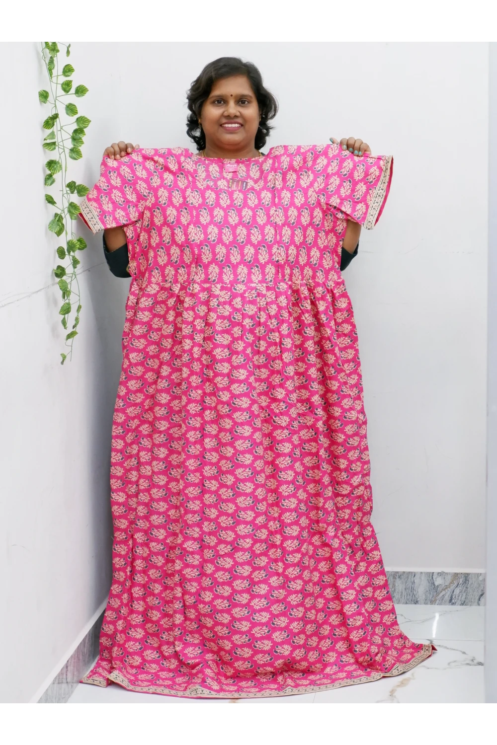 Comfort Fit Maternity Nighty – Side Zip Design