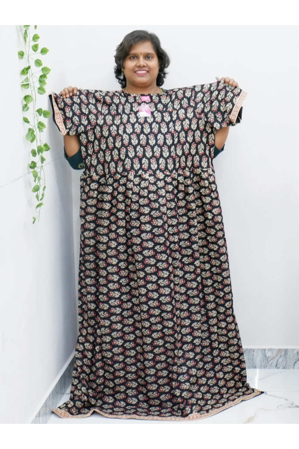 Comfort Fit Maternity Nighty – Side Zip Design