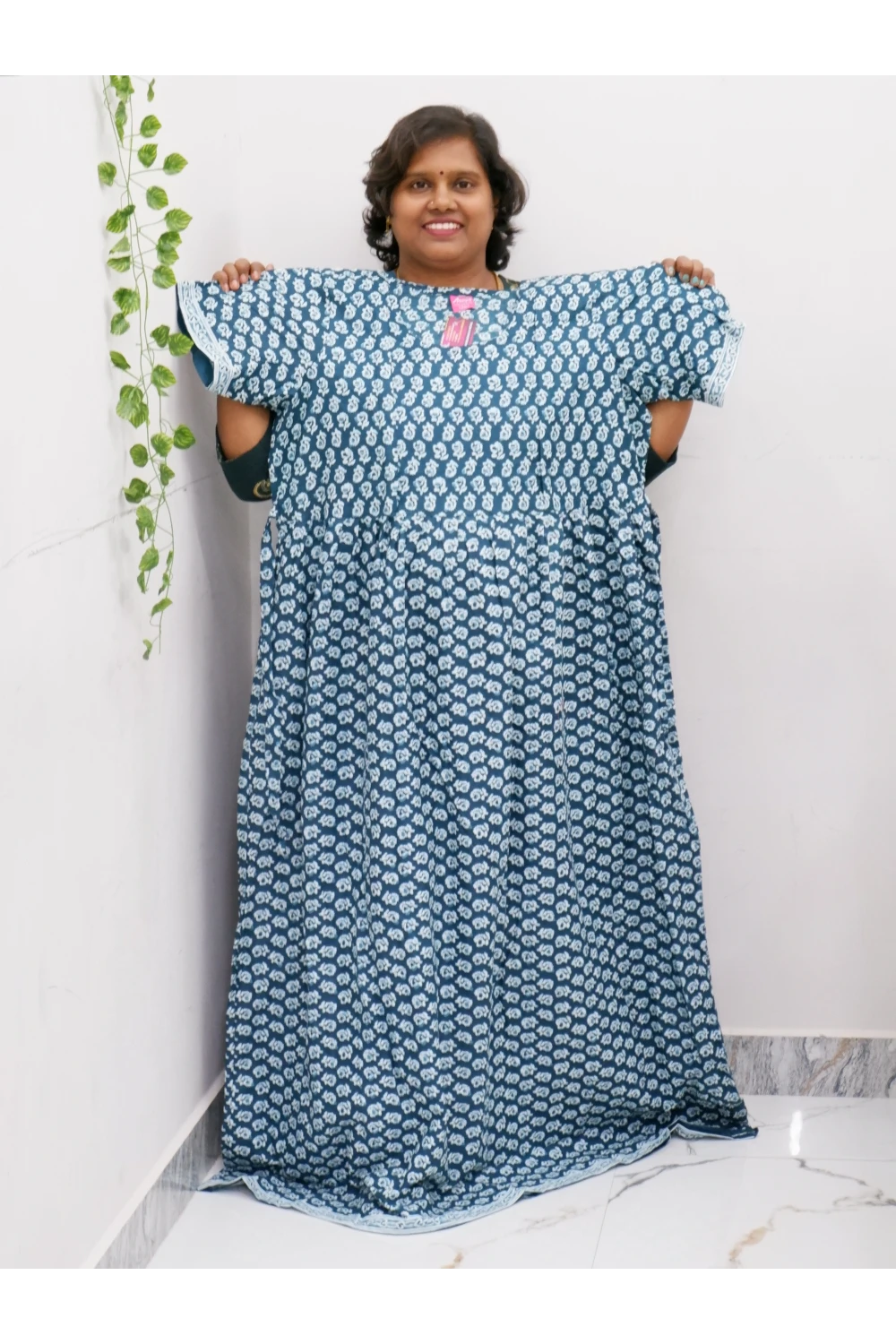 Comfort Fit Maternity Nighty – Side Zip Design