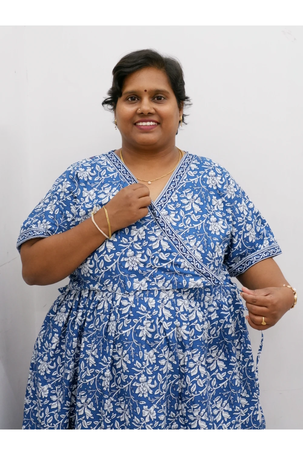 Zipless Pure Cotton Nighty for Women – Soft & Comfortable Wear