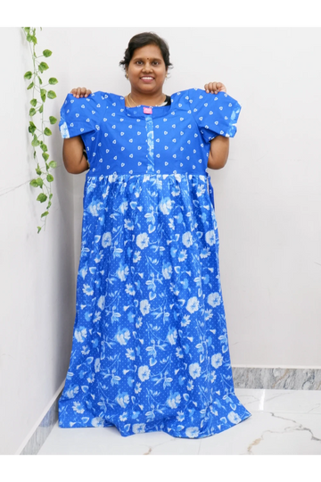 Frock Style Cotton Nighty – Soft & Flowing Fit
