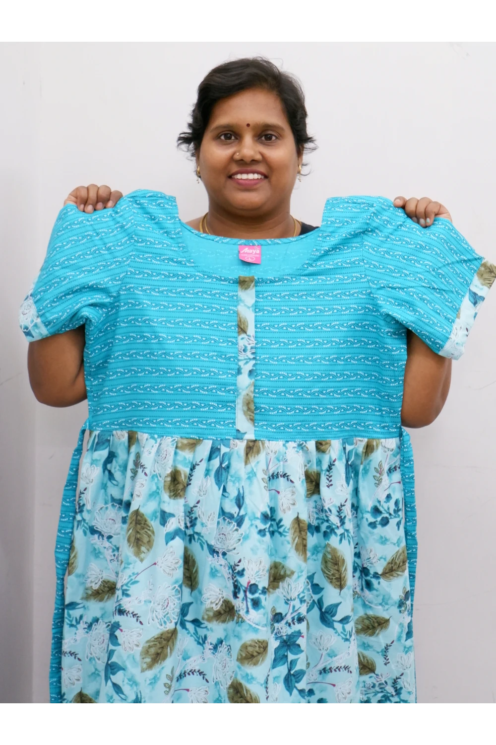 Frock Style Cotton Nighty – Soft & Flowing Fit